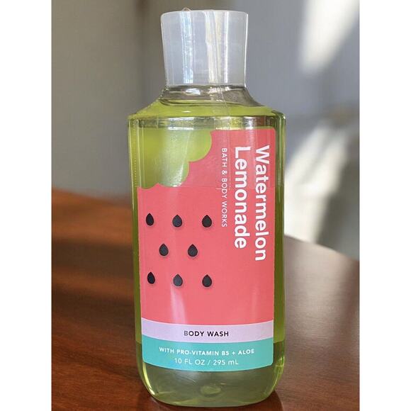 Bath & Body Works Watermelon Lemonade Shower Gel/Body Wash 10 oz NEW - Picture 1 of 5